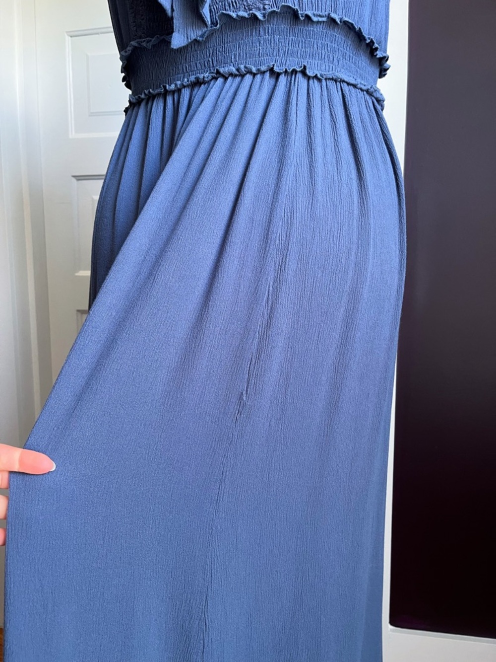 Blue lace maxi dress - Picture 6 of 9